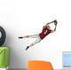 Jump Catching Football Wall Decal