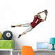Jump Catching Football Wall Decal