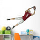 Jump Catching Football Wall Decal