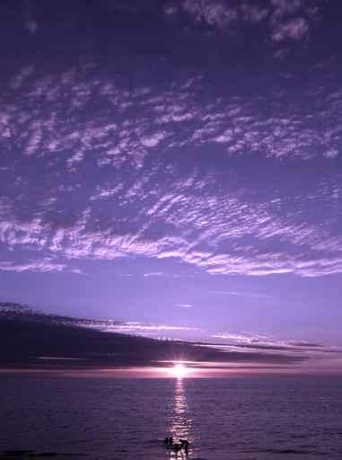 Purple Sunset Wall Decal Design 1