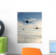 Jet airplanes in flight Wall Mural