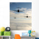 Jet airplanes in flight Wall Mural