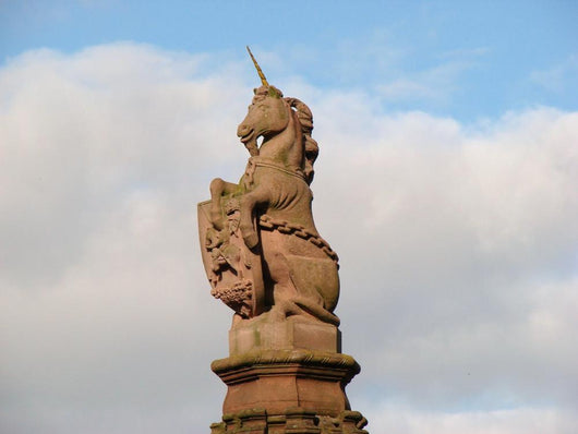 Statue Unicorn from Jedburgh Wall Mural