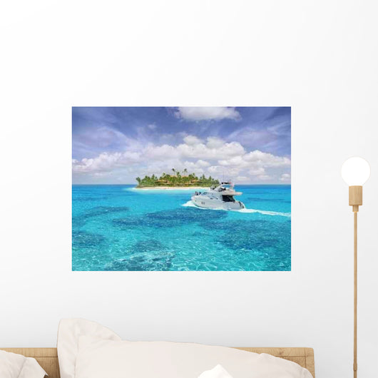 Beautiful Caribbean with Big Wall Decal