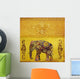 Indischer Elefant gemalt Wall Mural