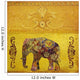 Indischer Elefant gemalt Wall Mural
