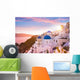 Sunset Blue Dome Churches Wall Decal