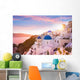 Sunset Blue Dome Churches Wall Decal