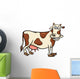 Cow Farm Animal Character Wall Decal