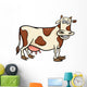 Cow Farm Animal Character Wall Decal