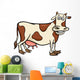Cow Farm Animal Character Wall Decal