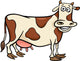 Cow Farm Animal Character Wall Decal