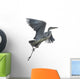 Flying Grey Heron Wall Decal