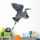 Flying Grey Heron Wall Decal