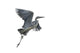 Flying Grey Heron Wall Decal