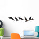 Halloween Flying Vampire Bats Wall Decal Sticker Set