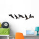 Halloween Flying Vampire Bats Wall Decal Sticker Set