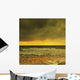 Waves Breaking On A Wintery Beach At Dawn Wall Mural