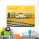 Tuscan Landscape in Acrylic Wall Mural