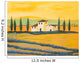 Tuscan Landscape in Acrylic Wall Mural