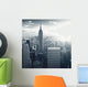 View to New York Manhattan at Sunset Wall Mural