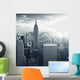 View to New York Manhattan at Sunset Wall Mural