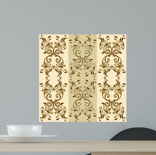 Floral Decorative Patterns Wall Mural