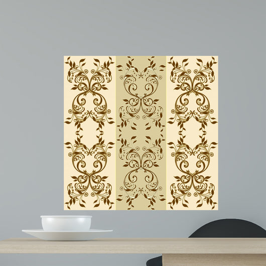 Floral Decorative Patterns Wall Mural