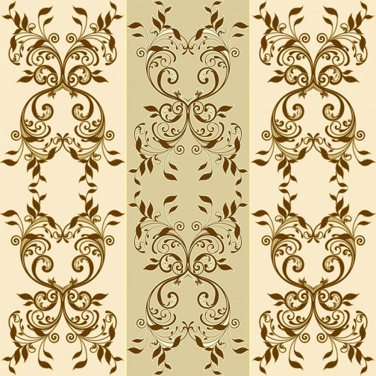 Floral Decorative Patterns Wall Mural