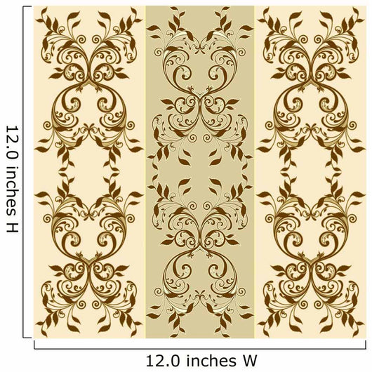 Floral Decorative Patterns Wall Mural