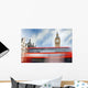 London Bus Passing Front Wall Decal