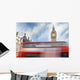 London Bus Passing Front Wall Decal