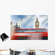 London Bus Passing Front Wall Decal