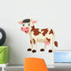 Cute Cow Cartoon Wall Decal