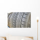 Detail of Tread on Tires Wall Mural