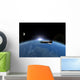 Space Shuttle Earth Moon Wall Decal