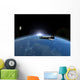Space Shuttle Earth Moon Wall Decal