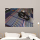 mixing desk & headphones Wall Mural