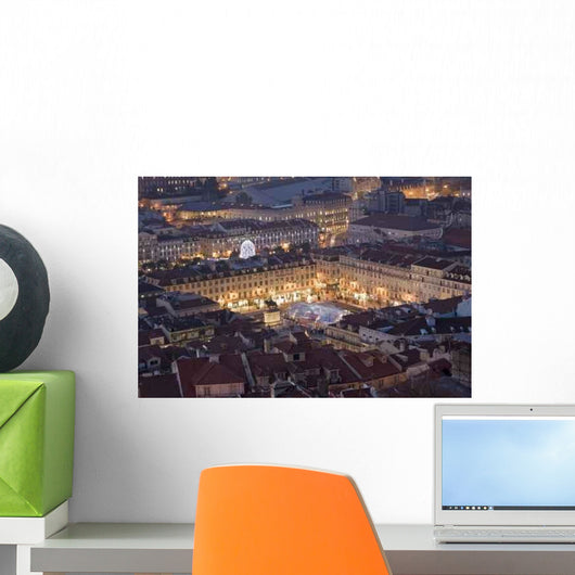 Illuminated Square Lisbon Wall Decal