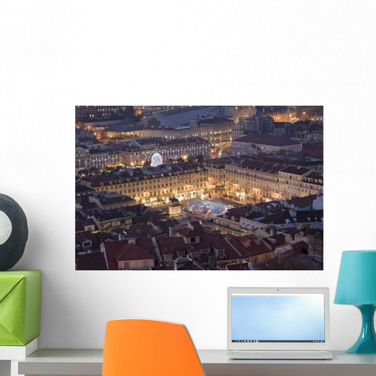 Illuminated Square Lisbon Wall Decal