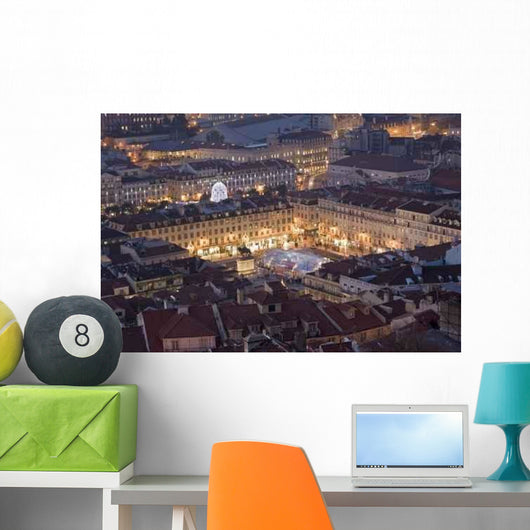 Illuminated Square Lisbon Wall Decal