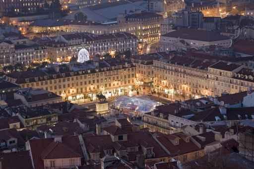 Illuminated Square Lisbon Wall Decal