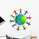 around the world Wall Decal