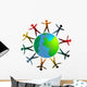 around the world Wall Decal