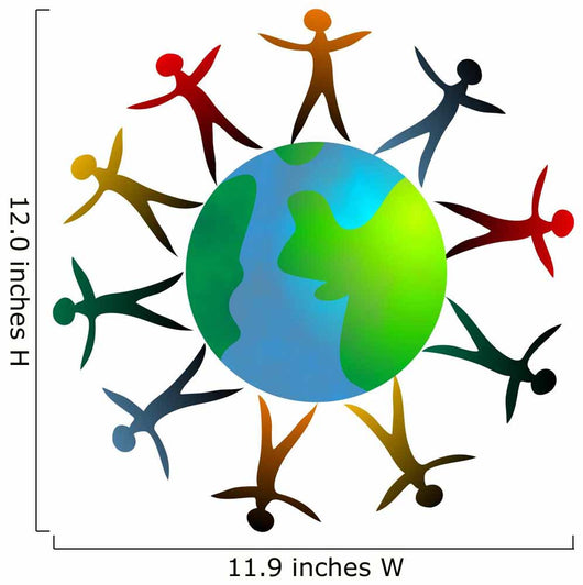 around the world Wall Decal