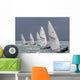 laser sailing Wall Mural