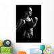 Toned female fitness body Wall Mural
