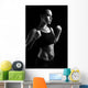 Toned female fitness body Wall Mural