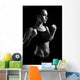 Toned female fitness body Wall Mural