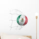 Soccerball Net Wall Decal